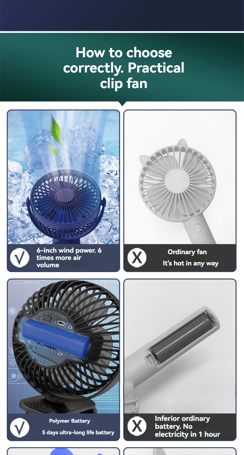 Brushless Clip Fan