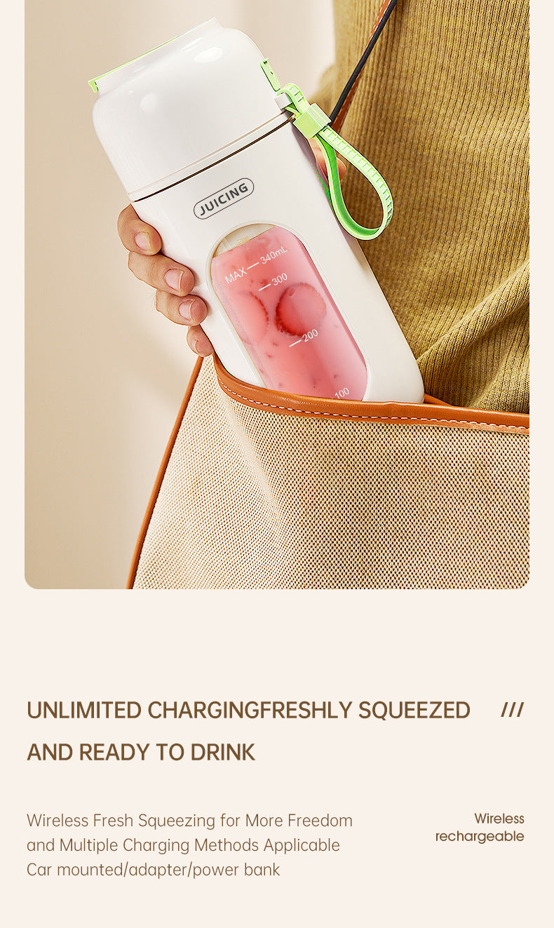 Portable Wireless Charging Juice Cup