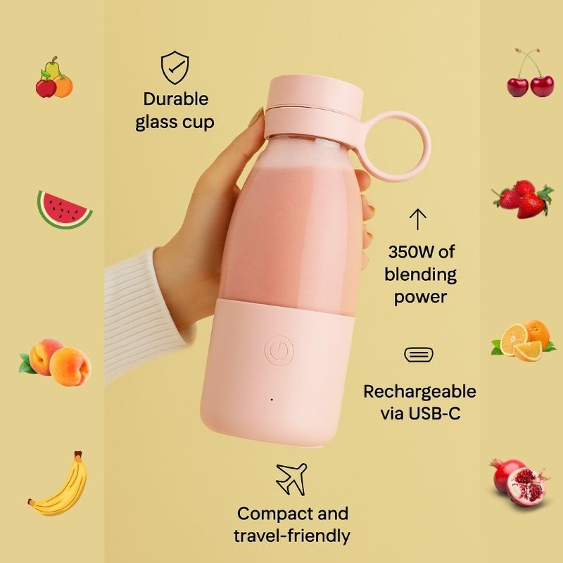Compact Mini Portable Blender - PRENIUM (350 ML) : Smoothies and Juice