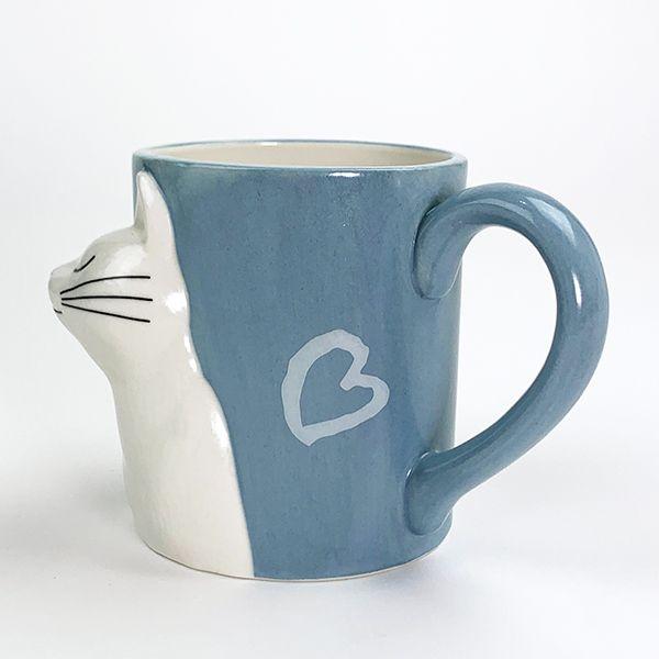 Ceramic Cat Coffee Cup Cute Cat Tea Mug Novelty Cat Mugs Cat Lover's Coffee Mug Whimsical Cat Cup Adorable Cat Tea Mug Unique Cat Ceramic Mug Cat-themed Coffee Mug Fun Cat Mug Design Best Cat Lover's Gift Mug