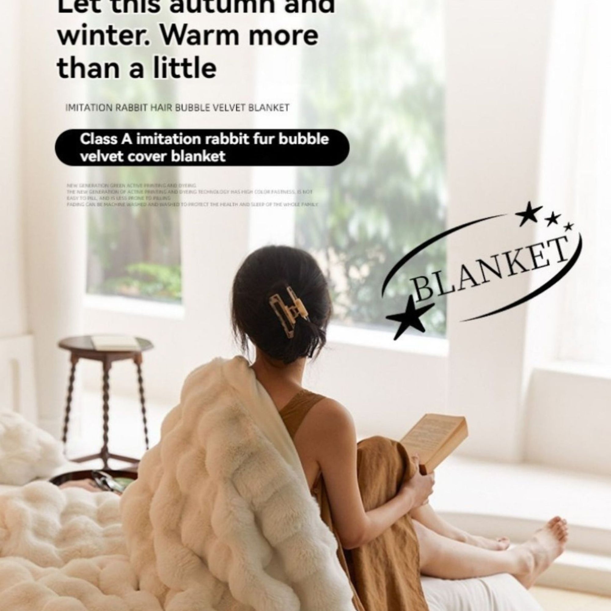 Bubble Velvet Blanket