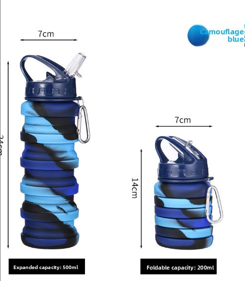Silicone Collapsible Water Bottle