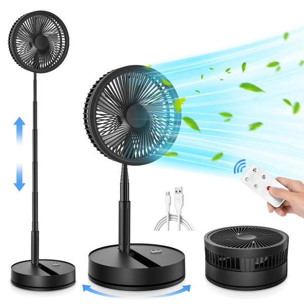 Floor-standing Household Electric Fan black