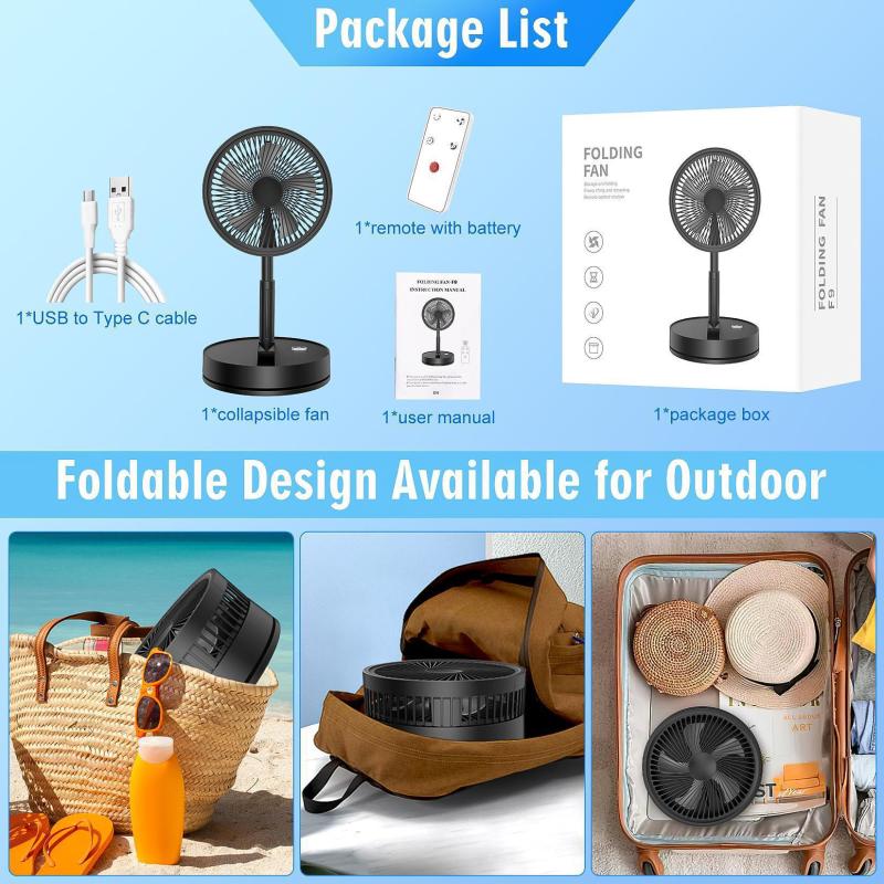Floor-standing Household Electric Fan black