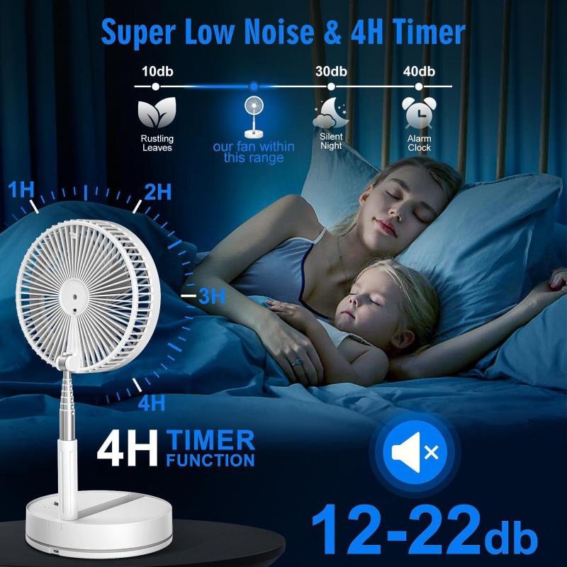 Floor-standing Household Electric Fan black
