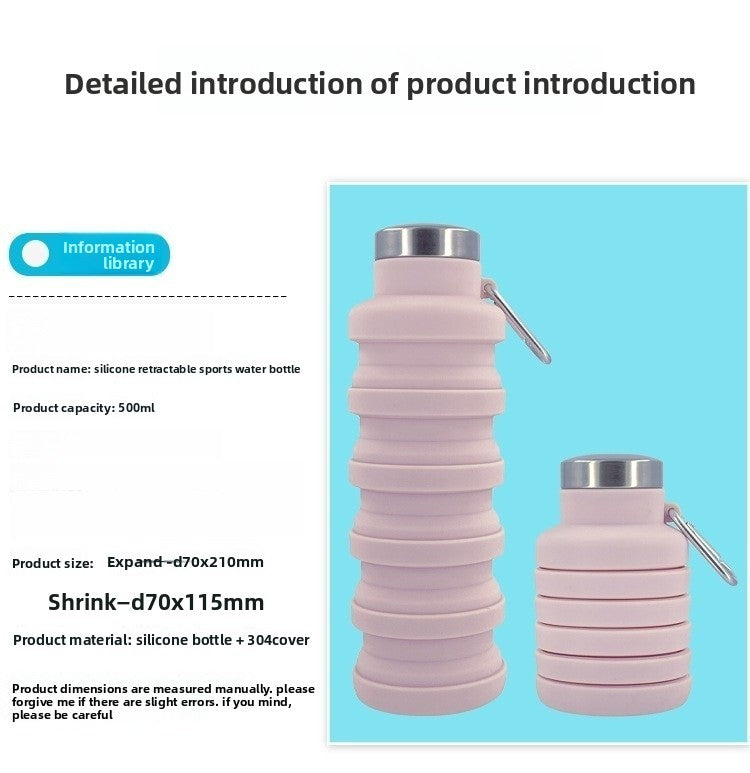 Silicone Collapsible Water Bottle