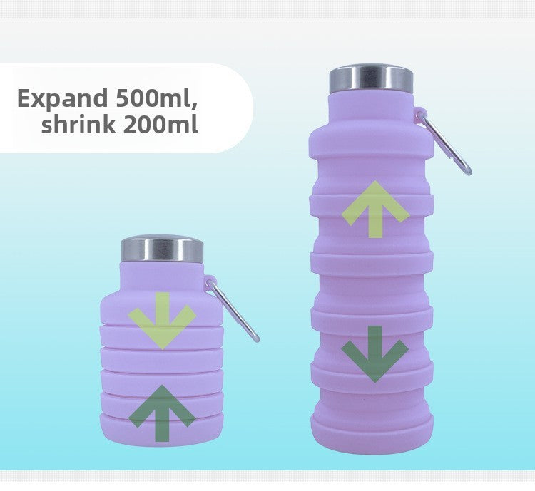 Silicone Collapsible Water Bottle