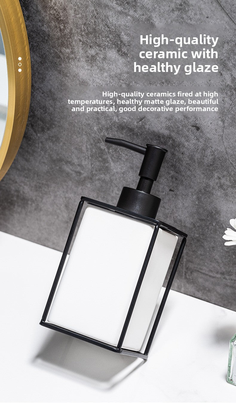 Flacon en céramique pour gel hydroalcoolique