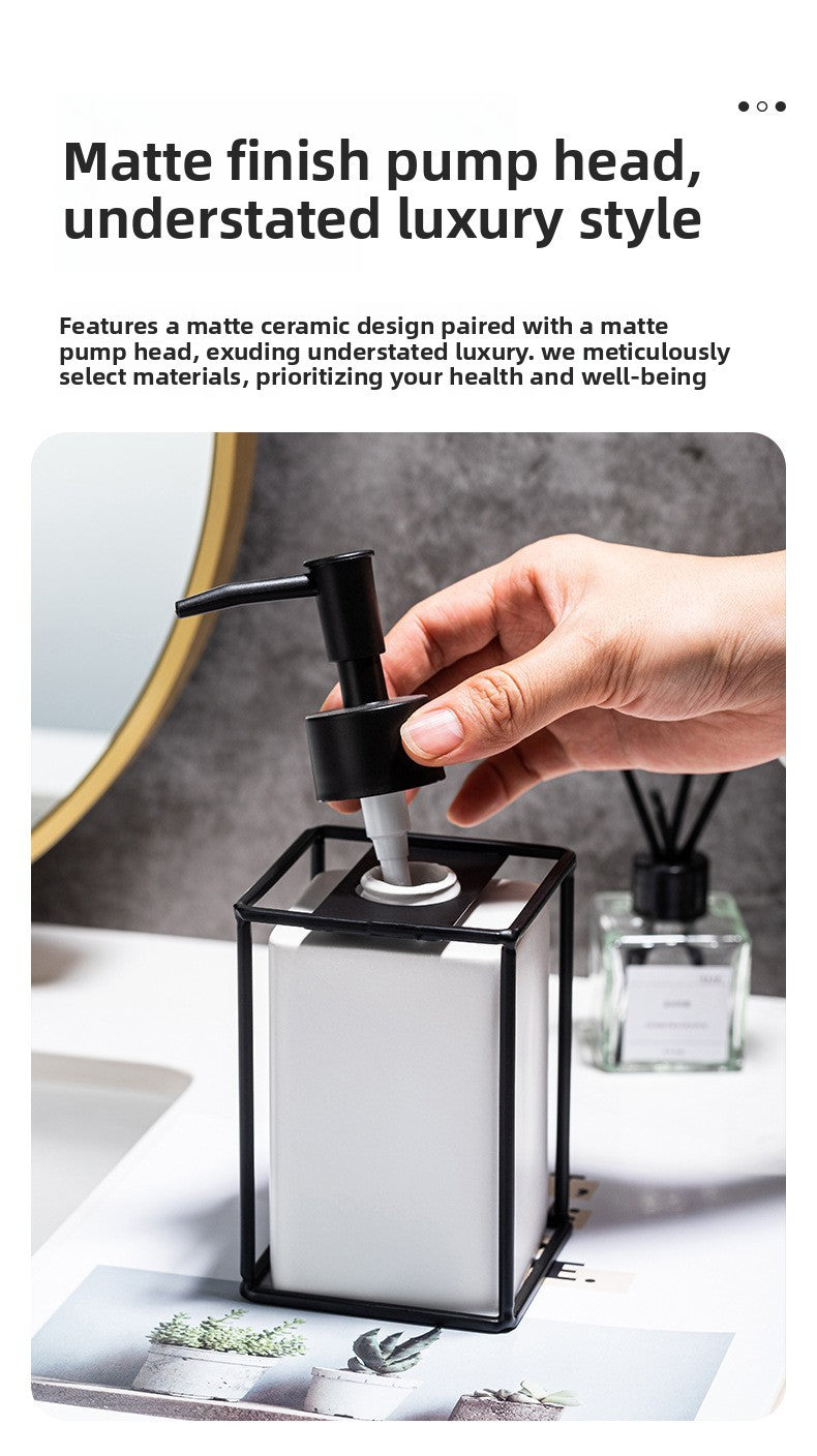 Flacon en céramique pour gel hydroalcoolique