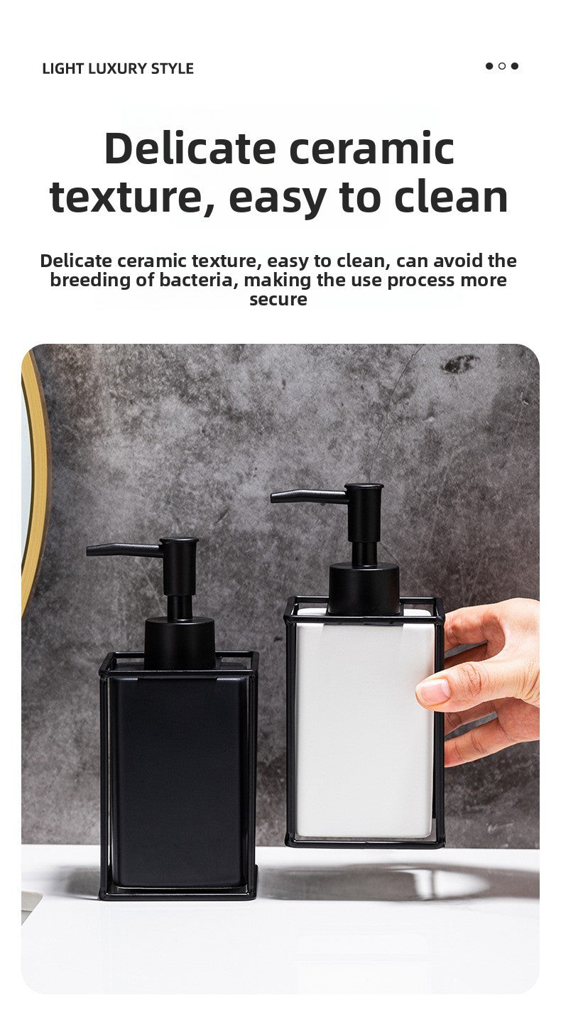 Flacon en céramique pour gel hydroalcoolique