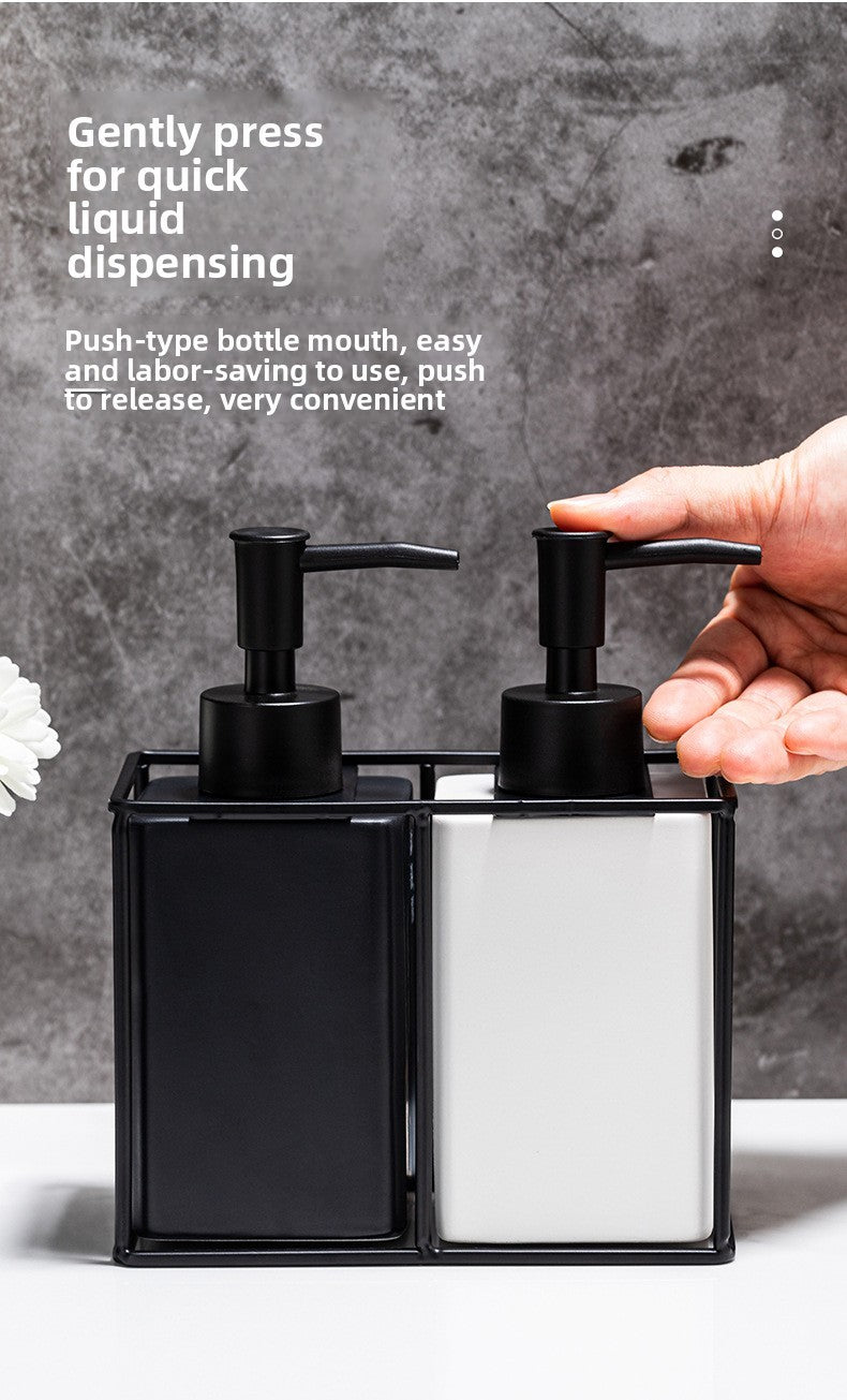 Flacon en céramique pour gel hydroalcoolique