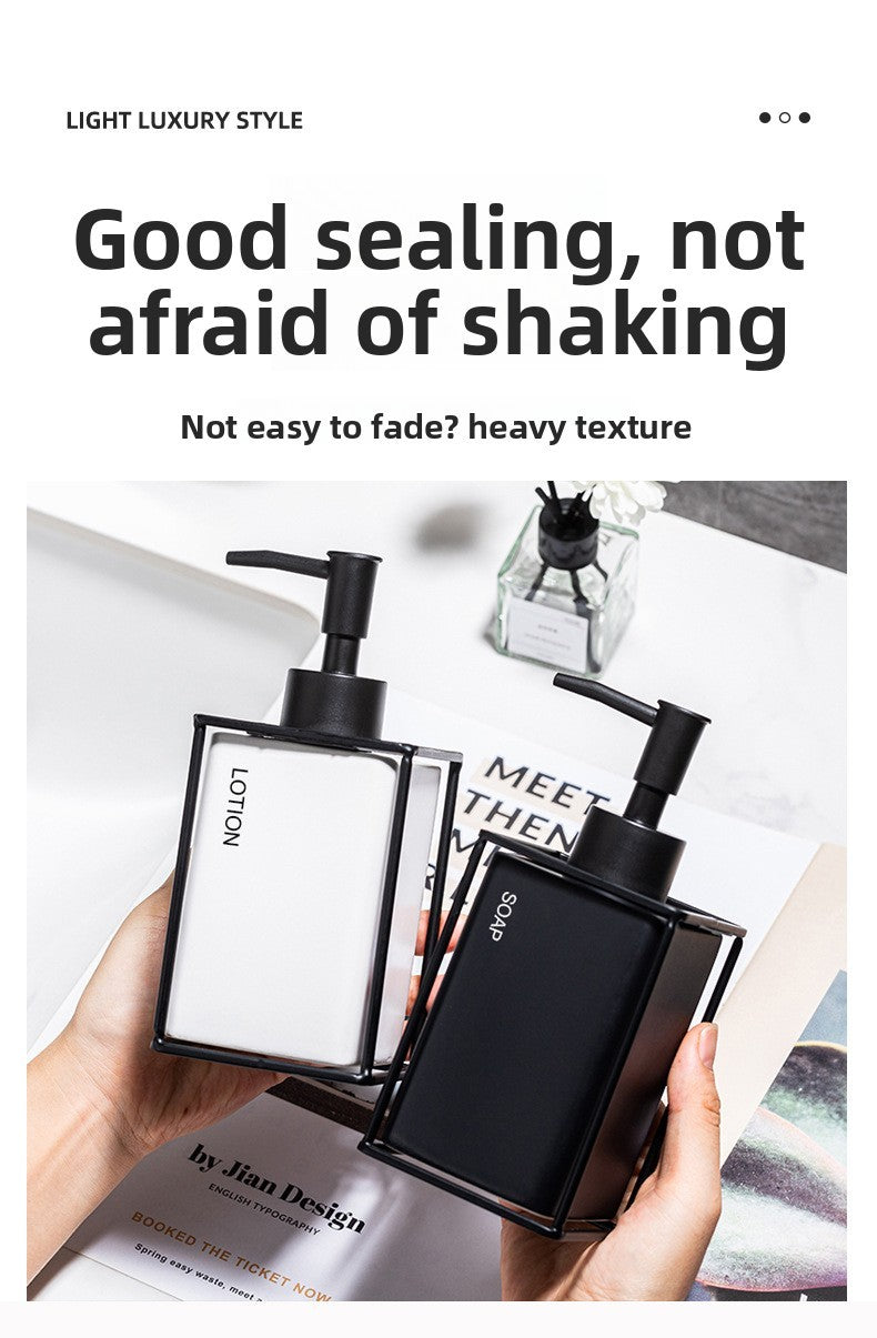 Flacon en céramique pour gel hydroalcoolique