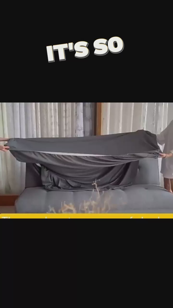 Sofa cover Couch protector Solid color slipcover Furniture cover Foldable sofa cover Living room decor Home textiles Protective sofa cover